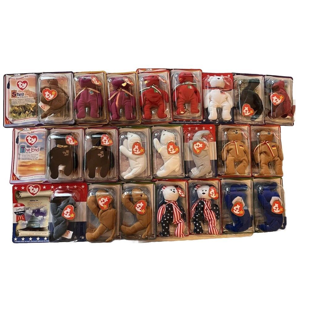 TY McDonald *VINTAGE* Beanie Babies Set‎ Of 22 (2000s)  *BRAND NEW*